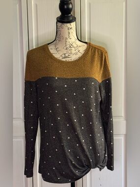 Maurices Crewneck Sweater with Side Knot Size Large